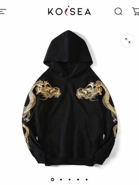Koisea Double Flying Dragons Hoodie